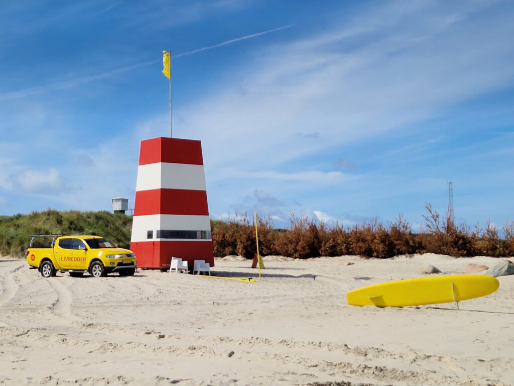 Livreddertårn ved Thyborøn Strand