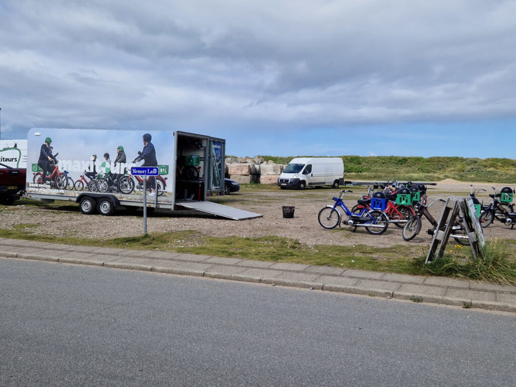 Maxi Tours - knallert safari på Puch Maxi i Thyborøn